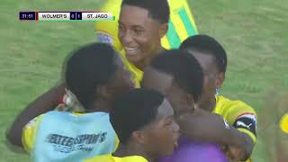 Watch GK Leighton Murray with a stunning free kick for St Jago in their match vs Wolmers Boys [upl. by Hayne]