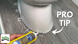 How To Fix A Wobbly Toilet  Permanent Solution [upl. by Oriole]