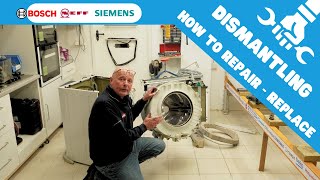 Mastering Bosch classixx washing machine Dismantling and Troubleshooting on WAE24364 To Take Apart [upl. by Annyrb932]