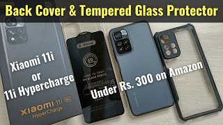 Xiaomi 11i amp 11i Hypercharge Back Cover with Lens Protector amp Tempered Glass Screen Protector [upl. by Stutzman]