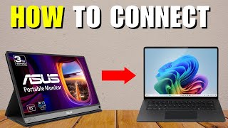 How To Connect ASUS Portable Monitor To Laptop [upl. by Catto]