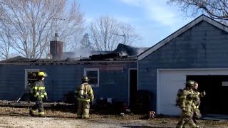 Fire damages house near Rogersville Mo [upl. by Darahs591]