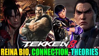 TEKKEN 8  Reina Bio  Heihachi Jin amp Kazuya Connection and Theories Explained in Hindi [upl. by Bradford895]