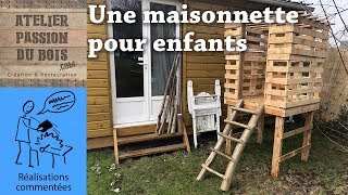 UNE MAISONNETTE EN BOIS POUR ENFANTS [upl. by Lounge]