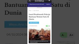 Israel Pembunuh Pekerja Bantuan Nomor Satu di Dunia [upl. by Eeleimaj831]