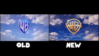 Warner Bros Pictures 2023 Logo Old VS New Designs Comparison [upl. by Terrence]