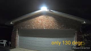 westinghouse solar powered motion security light install day and night review very bright [upl. by Bernarr]