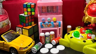 LETS PLAY MINI SODA VENDING MACHINE amp PICK A DRINK🥤🧃🥰 ASMR toys youtubers [upl. by Iuqcaj589]