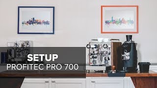 Profitec Pro 700 Espresso Machine Setup Guide [upl. by Aneret422]