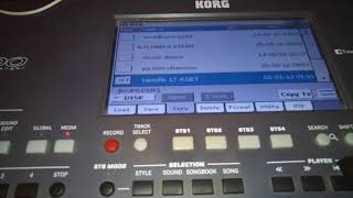 korg pa600 qt save set حفظ برنامج [upl. by Ferdie]