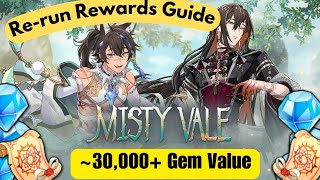 NU Carnival Misty Vale ReRun  Time Limited Event Rewards Guide [upl. by Devlen]