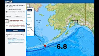 68 earthquake hits Alaska  01112022 [upl. by Steinke]