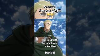 Hanges Death Foreshadowed In This EP Of Aot anime attackontitan shorts aot [upl. by Payton]