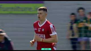 IAN CORBETT OPENS THE SCORING  KERRY V CORK  2024 MUNSTER FOOTBALL CHAMPIONSHIP [upl. by Ahsiram222]