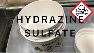 Making hydrazine sulfate from bleach [upl. by Donnell]