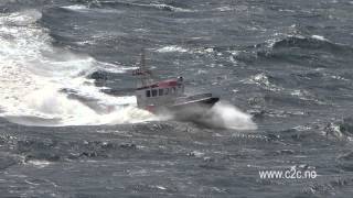 Lindesnes og tåkelurens dag RS Hvaler kjører utefor Fyret [upl. by Blalock64]