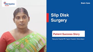 Successful Treatment of Severe Slipped Disc by Dr Amitabha Chanda  Patient Success Story [upl. by Ennovahc]