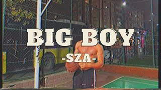 Big Boy  SZA Lyrics amp Vietsub [upl. by Ymmik]