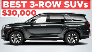 Best 3ROW 7SEATER SUVs for Families in 2023 Under 30000 [upl. by Bathsheb]