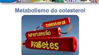 Curso de Bioquímica Metabolismo do colesterol [upl. by Symon]