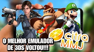 VOLTOUUU CITRA MMJ 2024 O MELHOR EMULADOR DE 3DS PARA ANDROID NOVA BIULD  JOGOS PESADOS [upl. by Drolyag]