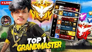 RG ZARA GAMING Freefire Live Streamgrandmaster top push [upl. by Mharba]