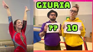 Faccio la GARA con i GIUDICI Sabri e Pika Serie A di GINNASTICA ARTISTICA [upl. by Haelem512]