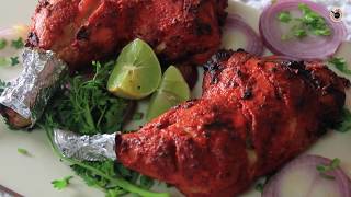 Chicken Tandoori Recipe  Restaurant Style Homemade Chicken Tandoori  Easy Chicken Recipes [upl. by Yruama]