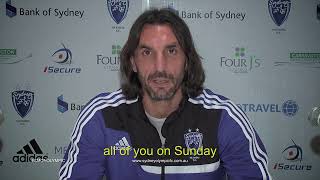 Sotirios Kyrgiakos TV AD for Sydney Olympic FC Debut [upl. by Trevah]