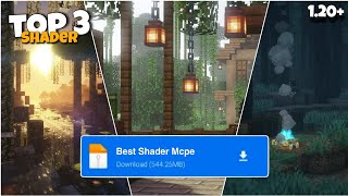 Top 3 Shaders For Minecraft Pe 120  Best Shader For Mcpe 120 [upl. by Nohsed546]