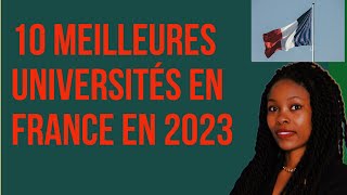 10 Meilleures Universités En France EN 2023 [upl. by Elraet]