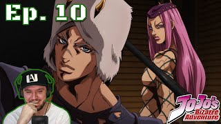 Jojos Bizarre Adventure Stone Ocean Episode 10 Reaction Blind [upl. by Hsirahc]