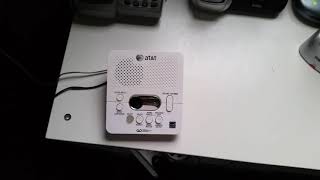 ATampT 1740 Digital Answering System Test [upl. by Selim]