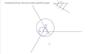 🔺🔺🔺Dibujo de voluta de 3 centros Triángulo equilátero🔺🔺🔺 [upl. by Kcajyllib786]