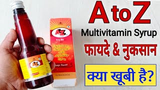 A to Z Multivitamin Multimineral with Astaxanthin Syrup  Benefits Dosage amp Side effects [upl. by Satsok]