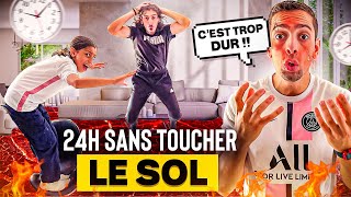 Ne Pas Toucher Le Sol Pendant 24 Heures Challenge  😄  Cest une dinguerie [upl. by Mcilroy]