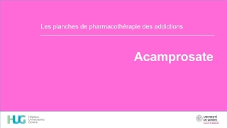 Acamprosate [upl. by Ardnoet]