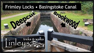 Basingstoke Canal – Deepcut to Brookwood • Frimley Locks [upl. by Anasxor102]