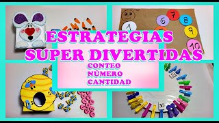 ESTRATEGIAS SUPER DIVERTIDAS PARA ENSEÑAR EL CONTEONÚMERO CANTIDAD [upl. by Asiar]