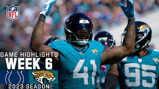 Indianapolis Colts vs Jacksonville Jaguars Game Highlights  NFL 2023 Week 6 [upl. by Natsud987]