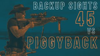 Backup Sight Setup  Canted vs 12 O’Clock [upl. by Atnwahs]