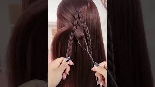 latest bridal hairstyles tutorial 🤩 fashion hair bridal stylish tutorial new shorts [upl. by Ahsinauq800]