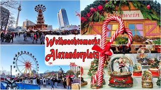 Christmas Market Berlin Alexanderplatz 2023  Weihnachtsmarkt Berlin Alexanderplatz 2023 [upl. by Aleen]