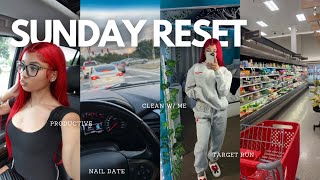 PRODUCTIVE Sunday Reset  Clean With me Nail Date Fashion Nova Haul Hygiene Shopping [upl. by Peery]