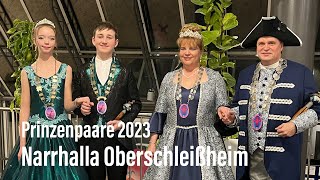 Vorgestellt Prinzenpaare 2023 der Narrhalla Oberschleißheim [upl. by Nnylecyoj]