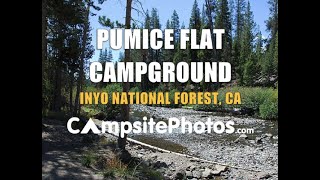 Pumice Flat Campground Inyo National Forest California [upl. by Treva]