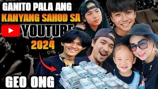 Magkano ang sahod ni Geo Ong sa youtube ngayong 2024  Estimated Review [upl. by Akeenahs]