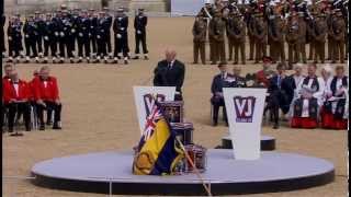 The Road to Mandalay by Rudyard Kipling read by Charles Dance  70th VJ Day commemoration London [upl. by Saum180]