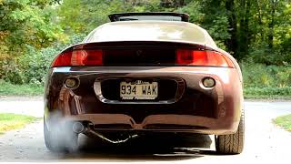 1997 Eclipse GSX  Full Aluminum Exhaust [upl. by Cthrine]