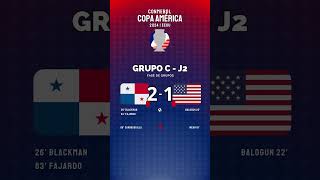 RESUCITA PANAMÁ🇵🇦 COPA AMÉRICA🏆⚽ PANAMÁ VS ESTADOS UNIDOS GRUPO C J2✅ futbol copaamerica [upl. by Doownel]